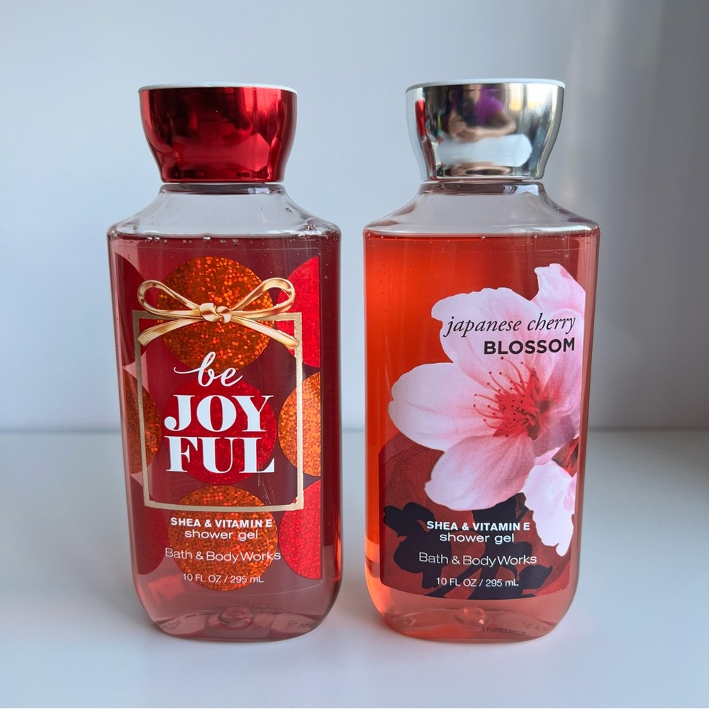 Bath & Body Works Joyful & Japanese Cherry Blossom Shower Gel